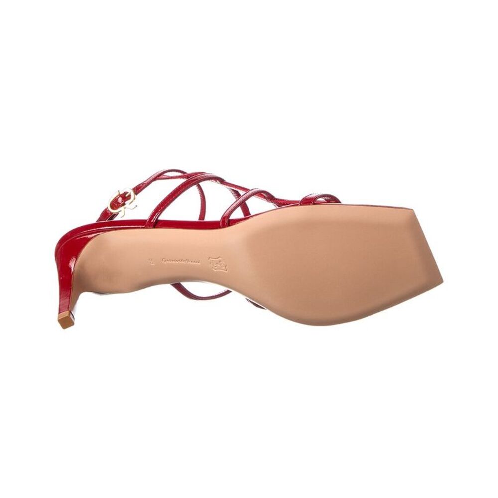 Gianvito Rossi Mondry 55 Patent Sandal, Red - Picture 4 of 5